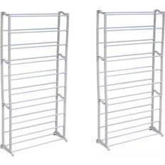 vidaXL 10 Tier Shoe Rack 72x140cm