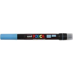 Brush Pens Uni Posca PCF-350 Brush Tip Light Blue