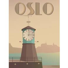 Vissevasse Postere Vissevasse Oslo Aker Bryggep Poster 15x21cm