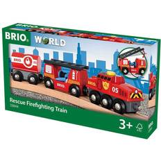 Feuerwehrleute Spielzeugautos BRIO World Rescue Firefighting Train 33844