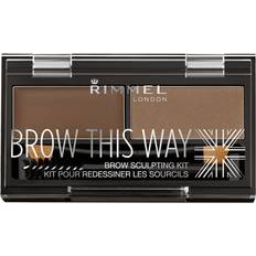 Rimmel Augenbrauen-Make-up Rimmel Brow This Way Eyebrow Kit Medium Brown