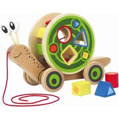 Holzspielzeug Babyspielzeuge Hape Walk a Long Snail