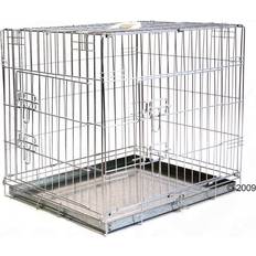 Zooplus Hundebur & transportvesker - Hunder Husdyr Zooplus Dog Double Door Crate L