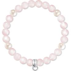 Thomas Sabo Charm Club Bracelet - Silver/Quartz/Pearl