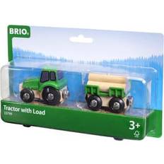 Holzspielzeug Traktoren BRIO World Tractor with Load 33799