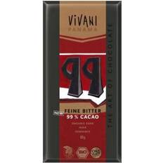 Konfekt og kaker Vivani Dark with 99% Cocoa 80g