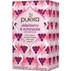 Koffeinfritt Te Pukka Elderberry & Echinacea 40g 20st