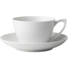 Royal Copenhagen White Fluted Tea Cup 9.5fl oz