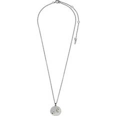 Pilgrim Leo Necklace - Silver/Transparent