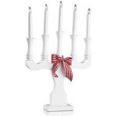 E10 Adventsstaker Markslöjd Rydboholm White Adventsstake 6.5cm