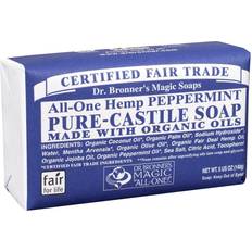 Fet hud Kroppssåper Dr. Bronners Pure Castile Bar Soap Peppermint