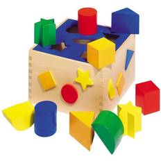 Holzspielzeug Babyspielzeuge Goki Wooden Sort Box WM254