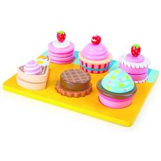 Spielzeuglebensmittel Legler Cupcakes & Cakes Cutting Set