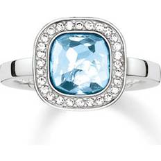 Thomas Sabo Cosmo Ring - Silver/Light Blue/White