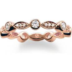 Thomas Sabo Glam & Soul Ring - Rose Gold/White