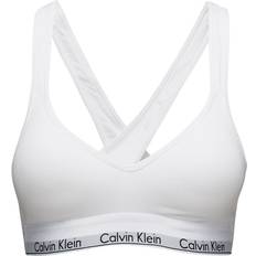 Calvin Klein Grau Bekleidung Calvin Klein Modern Cotton Bralette - White