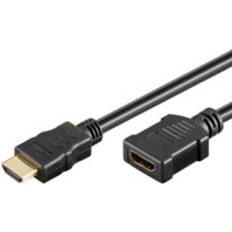 Gold HDMI - HDMI High Speed with Ethernet M-F 0.5m