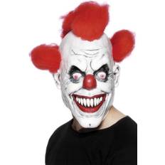 Smiffys Helmasker Smiffys Scary Clown Mask with Hair