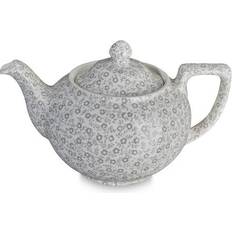 Burleigh Black Regal Peacock Mini Teapot Tray