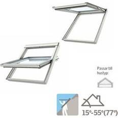 Velux GPU0066 MK06 S7 Komfort Energi Everfinish Aluminium Takvindu