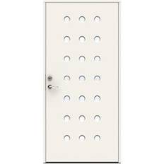 Swedoor Domino Ytterdør Klarglass S 9000-N V (90x210cm)