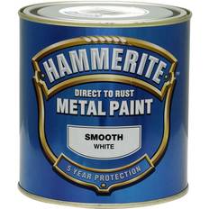 Hammerite Direct to Rust Smooth Effect Metallfarbe Weiß 2.5L