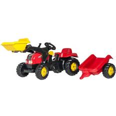 Tråbiler Rolly Toys Rolly Kid Tractor with Frontloader & Trailer