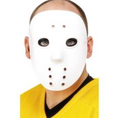 Hvit Ansiktsmasker Smiffys Hockey Mask