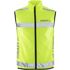 Herre - Polyester Vester Craft Sportswear Visibility Vest Mens - Yellow