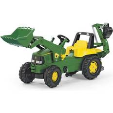 Pedal Cars Rolly Toys Tractor with Loader & Rear Digger