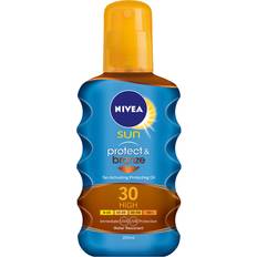 Beste Solkremer Nivea Sun Protect & Bronze Oil Spray SPF30 200ml