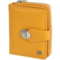 Greenburry Spongy Nappa Leather Wallet - Yellow