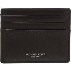 Michael Kors Card Cases Michael Kors Harrison Leather Card Case - Black