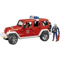 Jeeper Bruder Jeep Rubicon Fire Rescue with Fireman Vehicle 02528