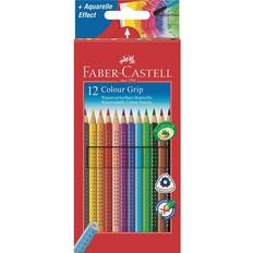 Wasserbasiert Hobbymaterial Faber-Castell Grip Watercolour Pencil 12-pack