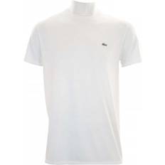 Lacoste Oberteile Lacoste Crew Neck Pima Cotton Jersey T-shirt - White