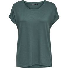 Viskose T-Shirts & Tanktops Only Loos T-Shirt - Green/Balsam Green