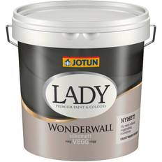 Interiørmaling - Veggmaling Jotun Lady Wonderwall Veggmaling Hvit 2.7L