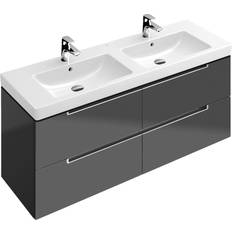 Waschbecken für Doppelwaschbecken Villeroy & Boch Subway 2.0 (4 Drawers, Matte Silver)