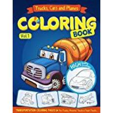 Planes, Trucks, Cars Coloring Book For Kids Ages 4-8: Vehicles coloring  book for kids & toddlers - activity books for preschooler, Fun book for kids  a (Paperback)