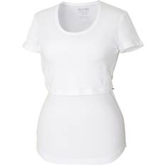 XS Gravid- & ammeklær Boob Classic Short-Sleeved Top White