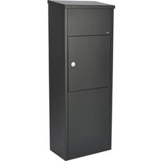 Allux 600 Parcel Box Ruko Lock - Black