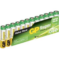 GP Batteries 24A AAA LR03 Super 12-pack