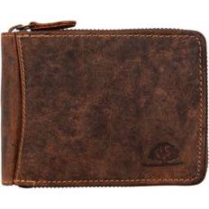 Greenburry Vintage Original Zip Around Leather Wallet - Antique Brown