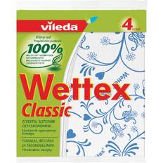 Vileda Cleaning Equipment & Cleaning Agents Vileda Wettex Classic Dish Cloth 4-pack