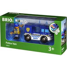 Tre Lekebiler BRIO Police Van 33825