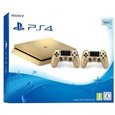 PlayStation 4 Spielkonsolen Sony PlayStation 4 Slim 500GB - Gold - 2x DualShock 4 V2