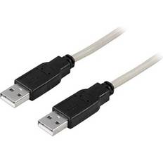 Deltaco USB A - USB A 2.0 1m