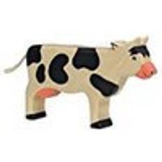 Holzfiguren reduziert Holztiger Cow Standing