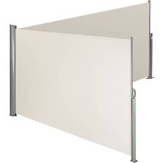 tectake Aluminium double side awning privacy screen